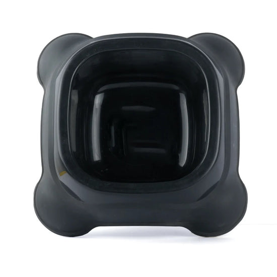 M-Pets Plastic Single Dog Bowl (Assorted Color)
