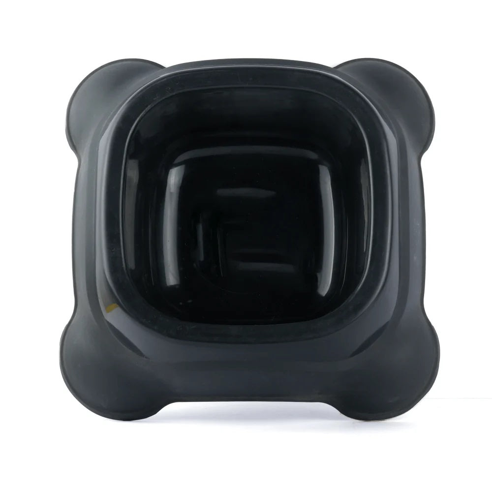 M-Pets Plastic Single Dog Bowl (Assorted Color)