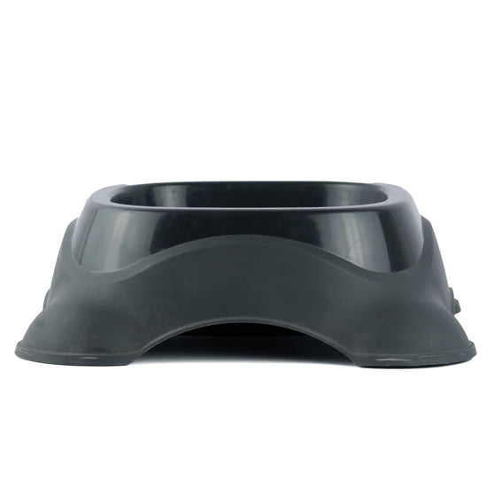 M-Pets Plastic Single Dog Bowl (Assorted Color)