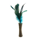 GiGwi Catnip Johnny Stick W/Natural Feather - Green - Zigly