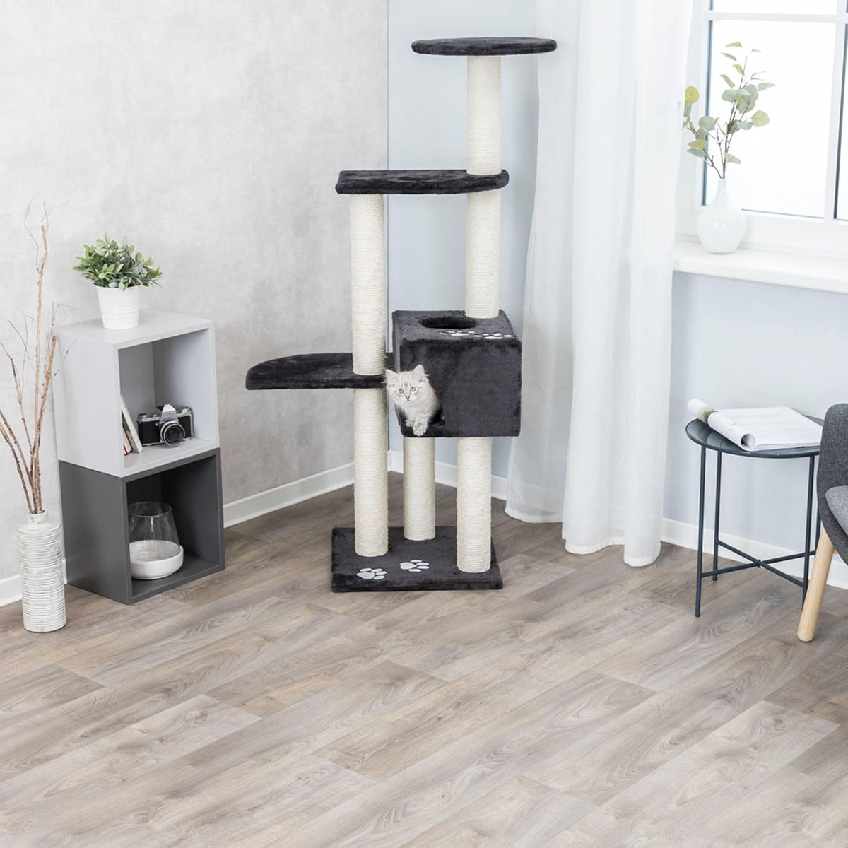 Alicante Scratching Cat Tree Grey