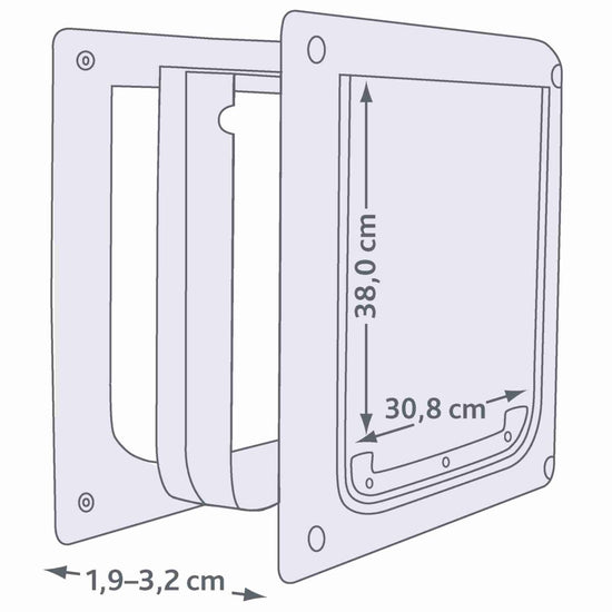 trixie-2-way-dog-flap-with-tunnel-for-dog-m-xl-white