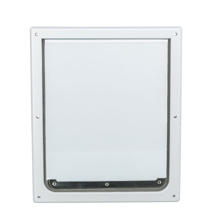 Trixie 2-Way Dog Flap with Tunnel For Dog - M-XL - White