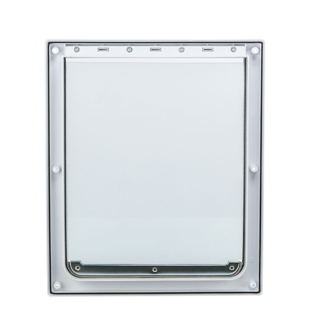 Trixie 2-Way Dog Flap with Tunnel For Dog - M-XL - White