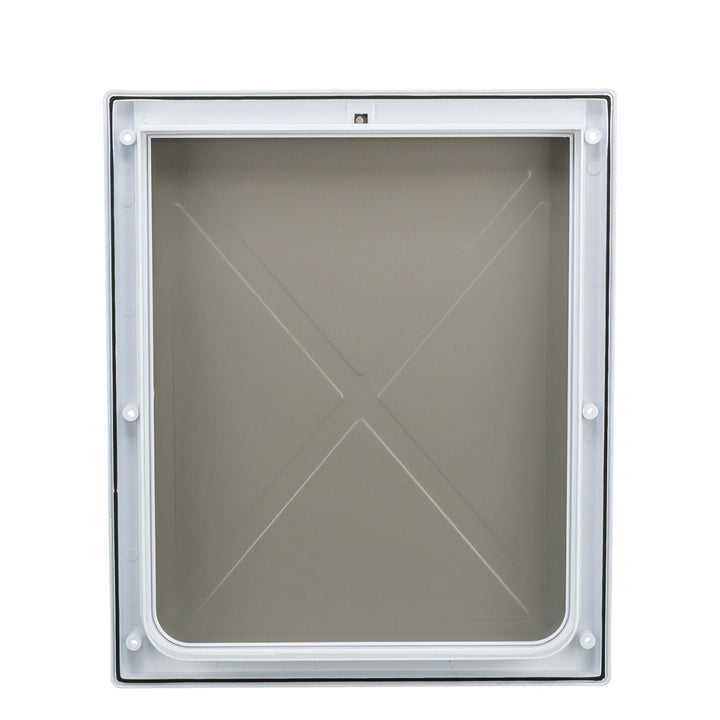 Trixie 2-Way Dog Flap with Tunnel For Dog - M-XL - White