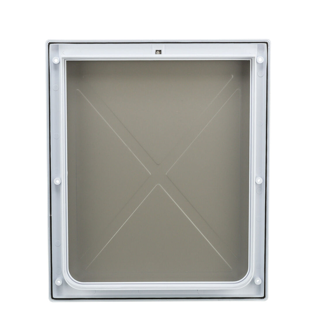 Trixie 2-Way Dog Flap with Tunnel For Dog - M-XL - White