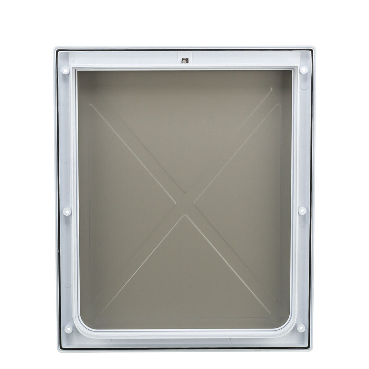 Trixie 2-Way Dog Flap with Tunnel For Dog - M-XL - White