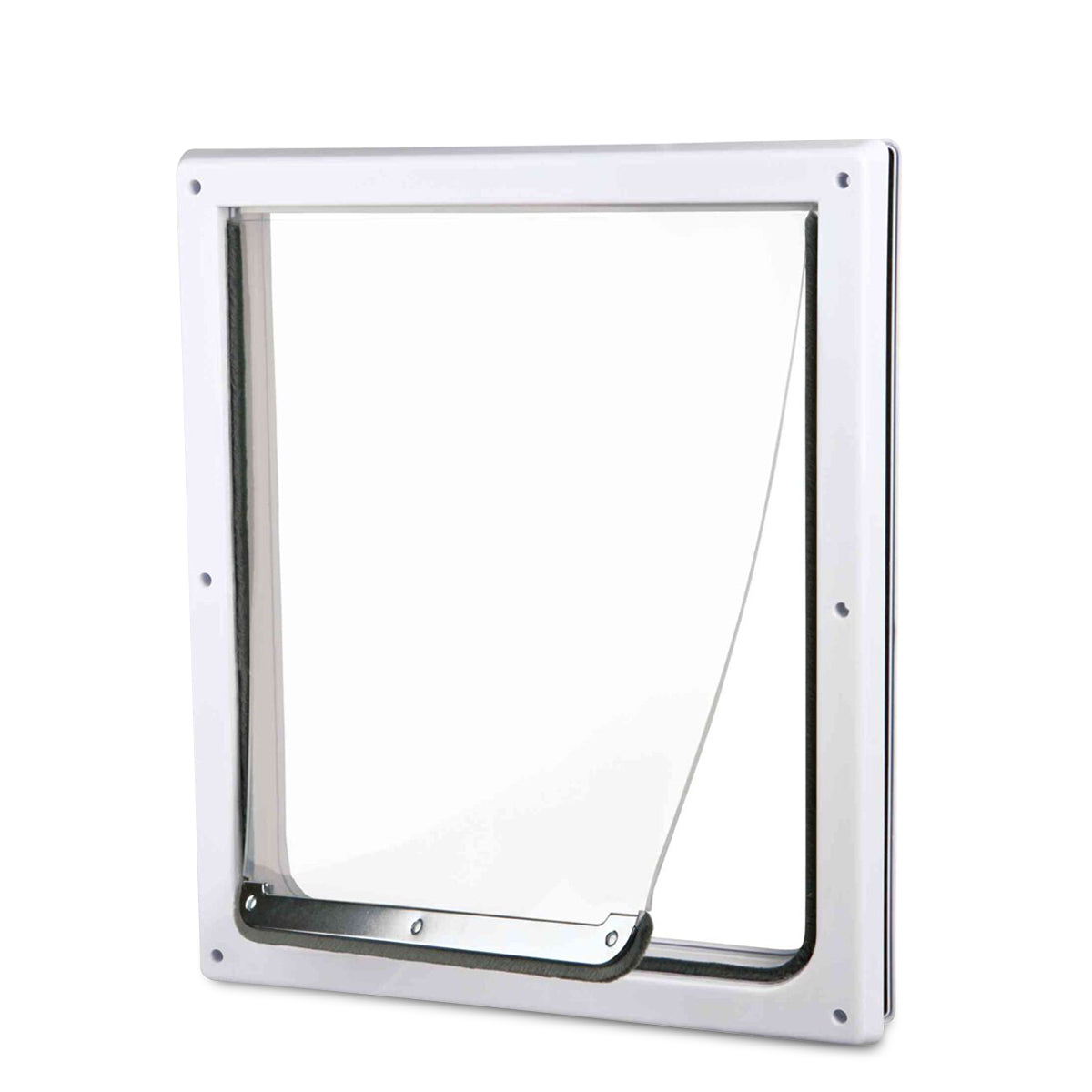Trixie 2-Way Dog Flap with Tunnel For Dog - M-XL - White