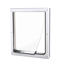 Trixie 2-Way Dog Flap with Tunnel For Dog - M-XL - White