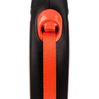 Flexi Neon Tape Retractable Dog Leash - Orange