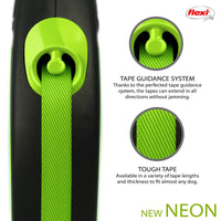flexi-neon-tape-retractable-dog-leash-m-green