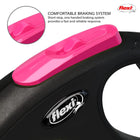 Flexi Neon Tape Retractable Dog Leash - Pink