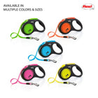 Flexi Neon Tape Retractable Dog Leash - Pink