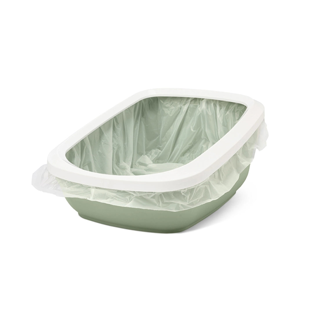 Savic Aseo Litter Tray - L55.8xB38xH27.9cm - Apple Green