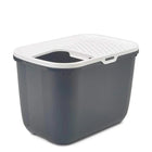 Savic Hop In Modern Cat Litter Tray - Anthracite - 23 x 15.3 x 15.5 inch - Zigly
