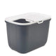 Savic Hop In Modern Cat Litter Tray - Anthracite - 23 x 15.3 x 15.5 inch