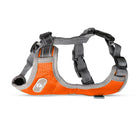 Whoof Whoof Bottom Padded Harness - Orange - Zigly