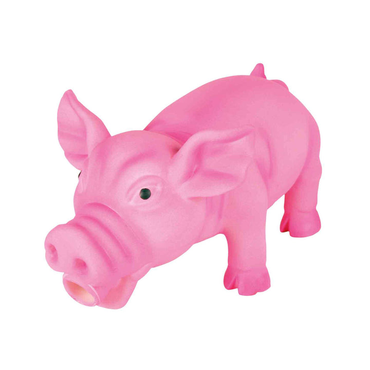 Trixie Pig Animal Sound Latex Dog Toy - 21cm