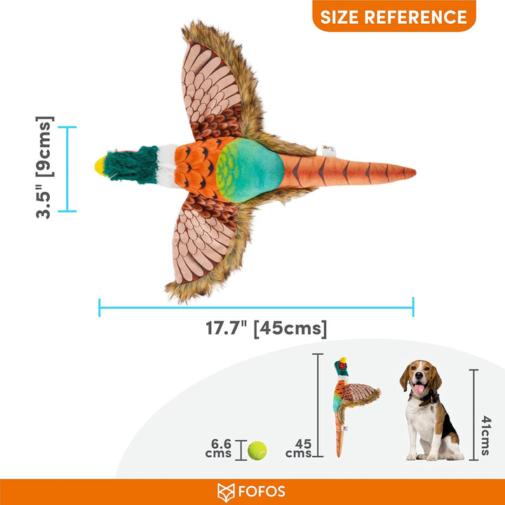 Fofos Pheasant Plush Dog Toy