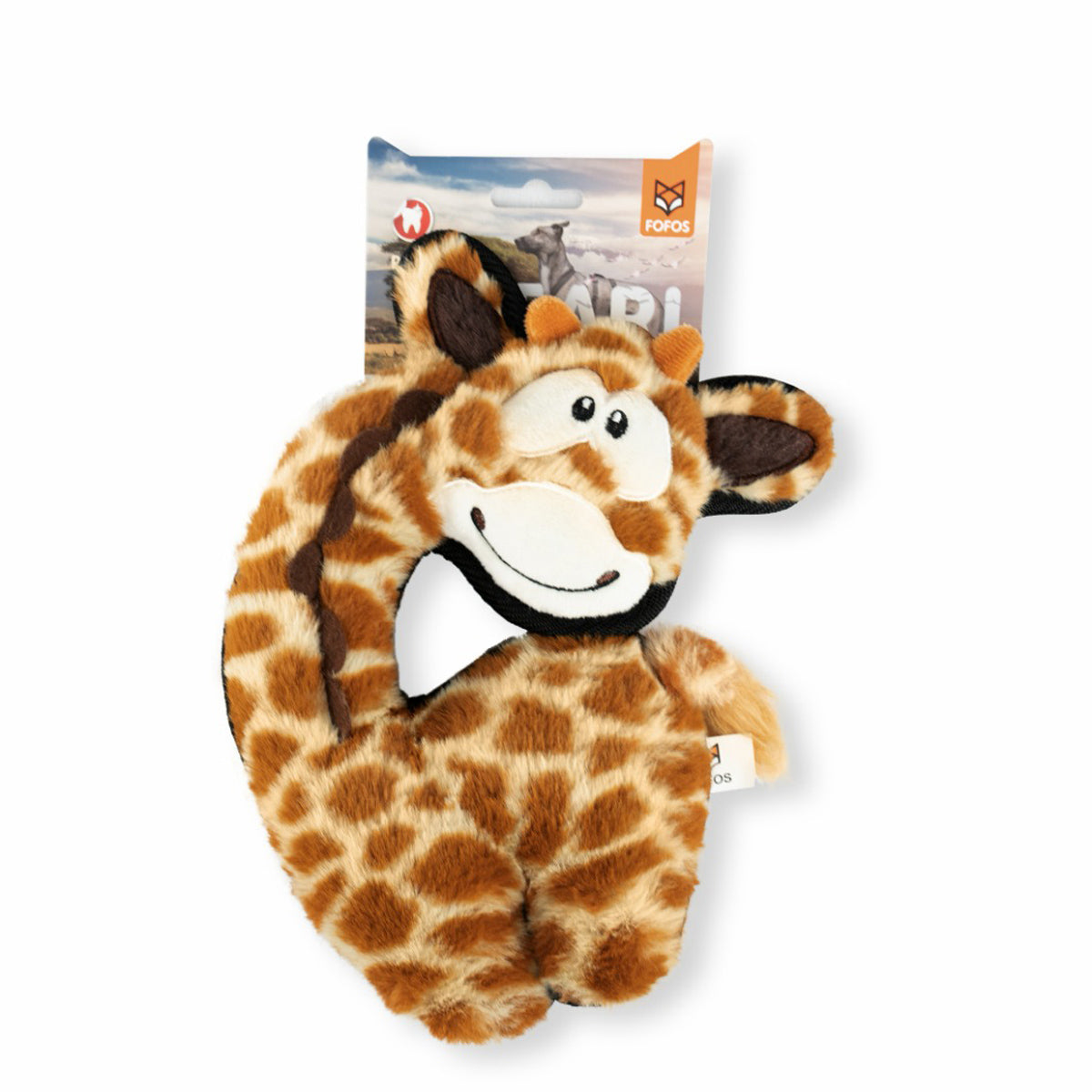Fofos Safari Line - Giraffe Plush Dog Toy