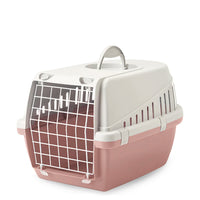 Savic Trotter 2 Pet Carrier Light Grey-Ash Rose - 22 X 15 X 13 inch