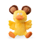 GoDog Silent Squeak Flips Duck Bear with Chew Guard Technology Durable Plush Dog Toy - Large