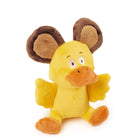 GoDog Silent Squeak Flips Duck Bear with Chew Guard Technology Durable Plush Dog Toy - Large