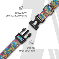 Zoomiez Bolt Printed Dog Collar
