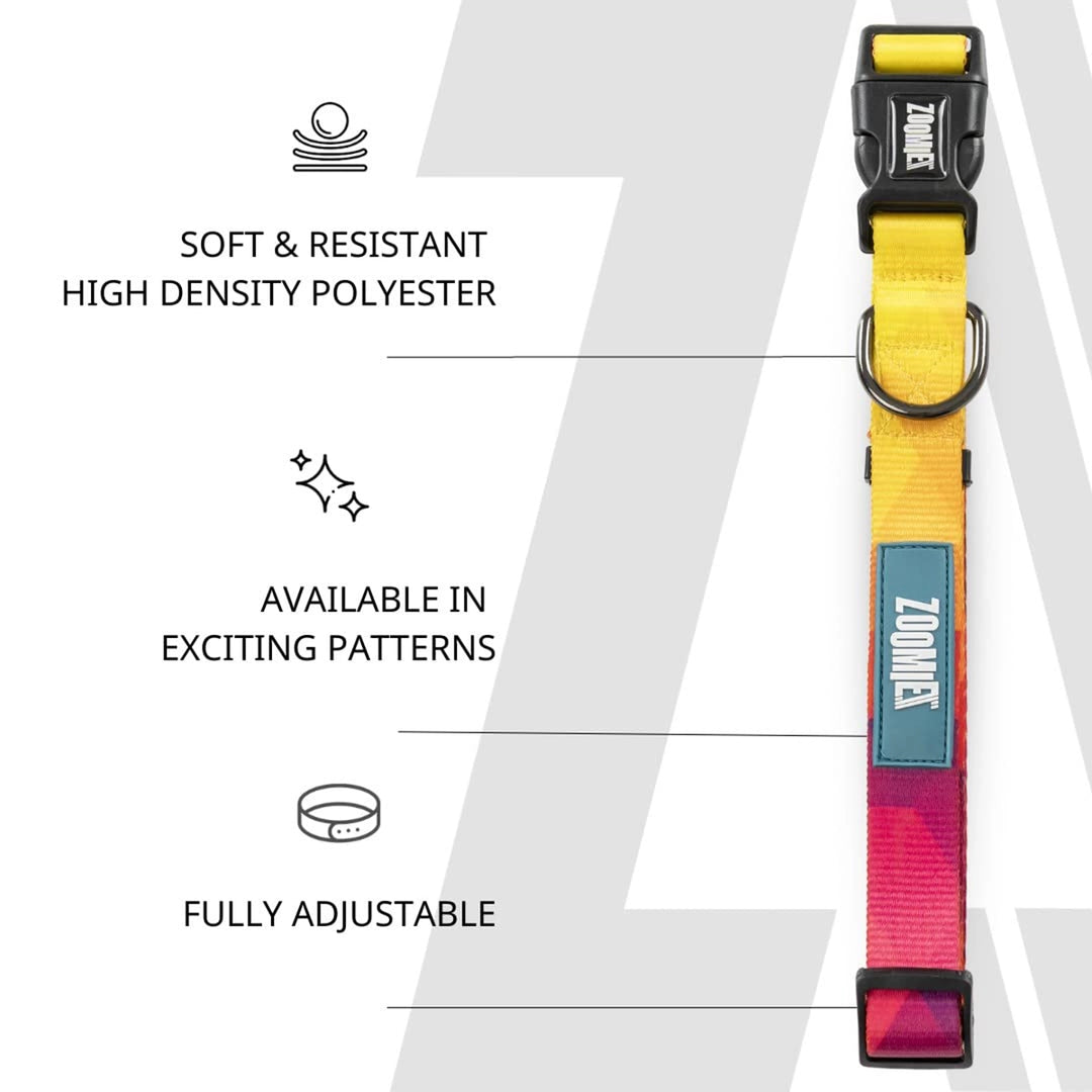Zoomiez Solar Printed Dog Collar