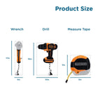 Black Decker Drill Machine Plush Dog Toy - 41cm