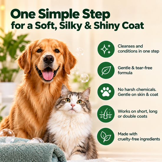 Furpro Gentle Glow 2 in 1 Conditioning Shampoo for Dogs and Cats