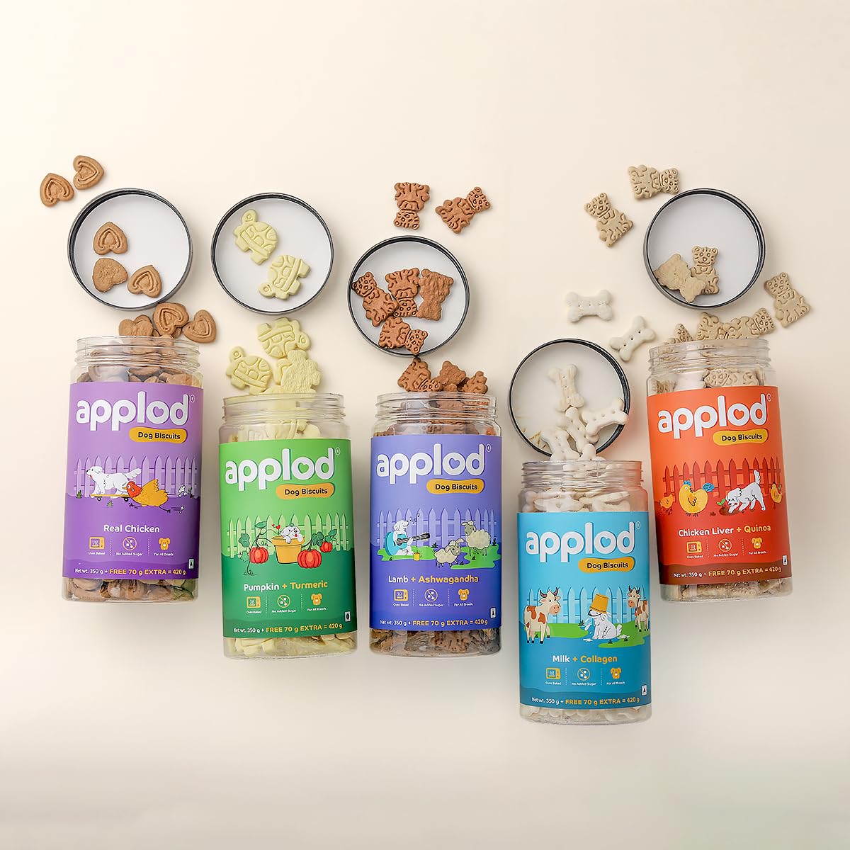 Applod Milk Puppy Biscuit With Collagen