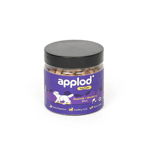 Applod Goatmilk & Blueberry Bites Dog Treat - 220g - Zigly
