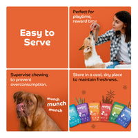Applod Soft Carrot Chew Sticks Dog Treat  - 70g