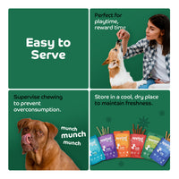 Applod Soft Spinach Chew Sticks Dog Treat - 70g