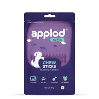 Applod Soft Blueberry Chew Sticks Dog Treat  - 70g