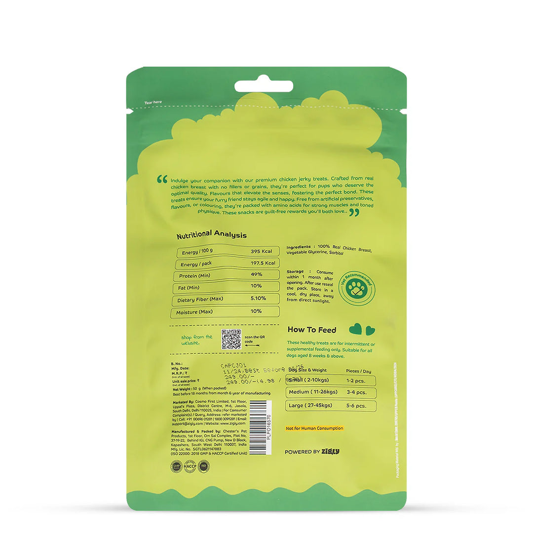 Applod Tender Chicken Breast Dog Treats- 50g