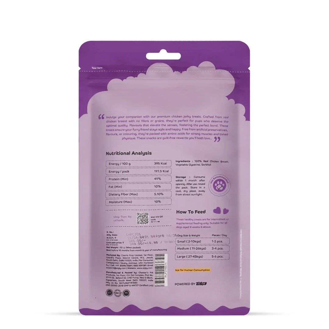 Applod Tender Chicken Slices Dog Treat - 50g