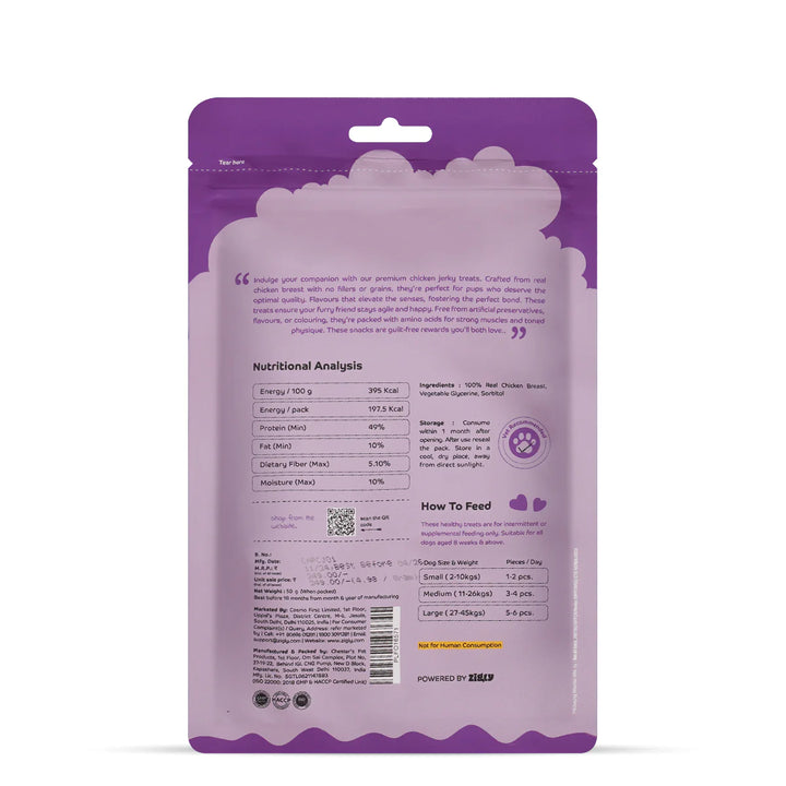 Applod Tender Chicken Slices Dog Treat - 50g