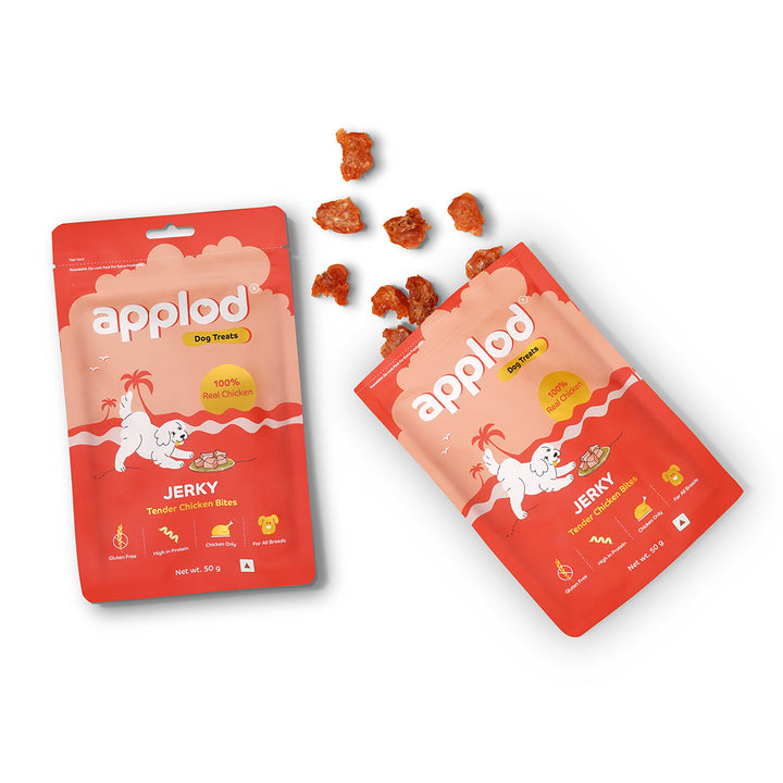 Applod Tender Chicken Jerky Bites Dog Treat - 50g