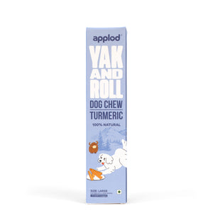 Applod Yak & Roll Turmeric Yak Chew for Dogs