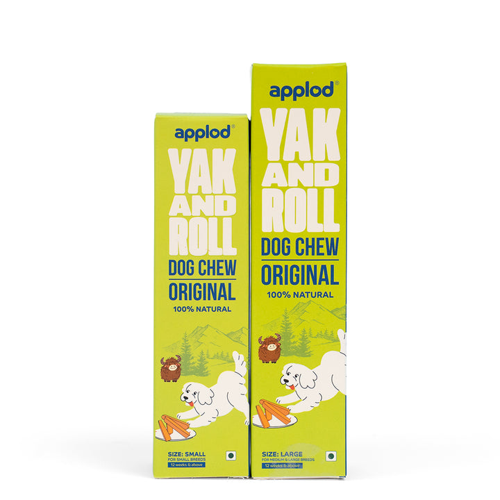 Applod Yak & Roll Natural Yak Chews for Dogs