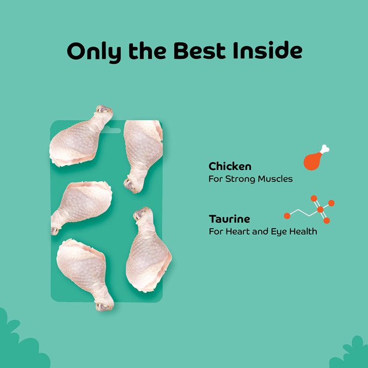Applod Chicken Shreds Soft Cat Treat - 35g