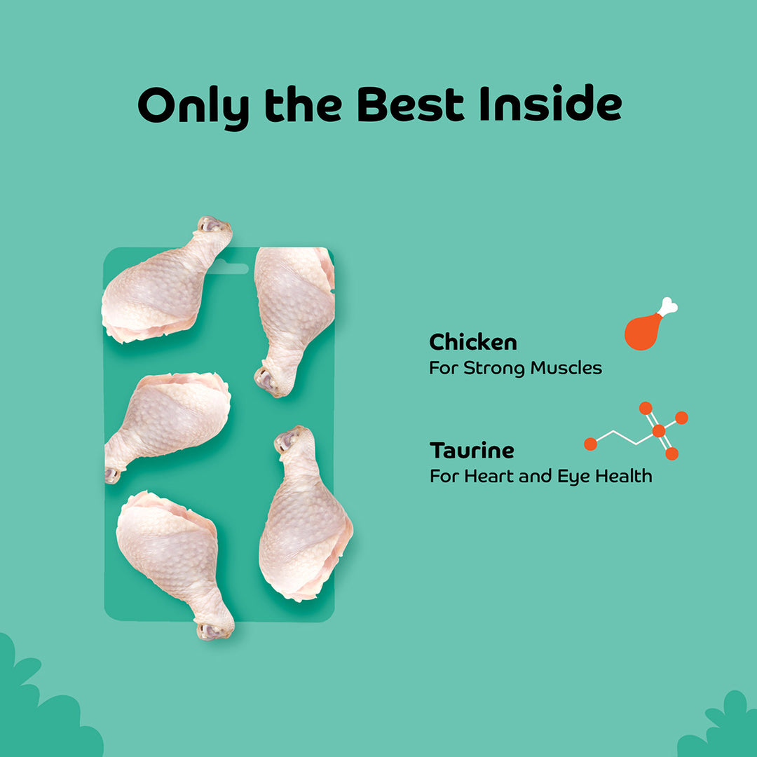 Applod Chicken Shreds Soft Cat Treat - 35g