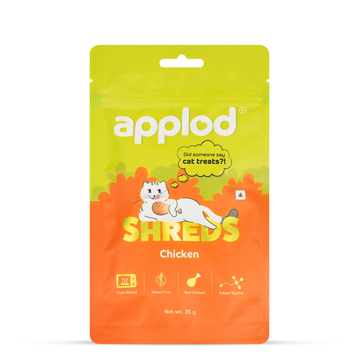 Applod Chicken Shreds Soft Cat Treat - 35g