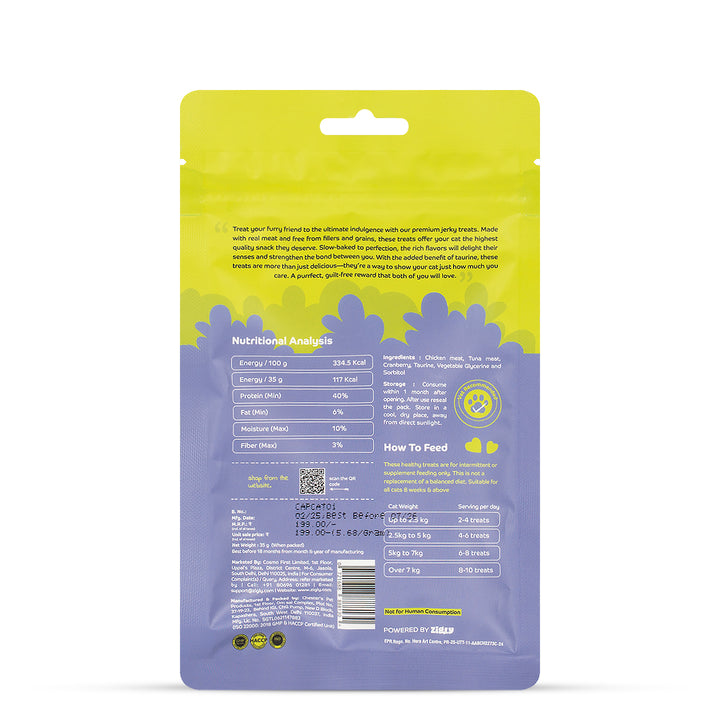 Applod Tuna with Cranberry Cat Treat - 35g