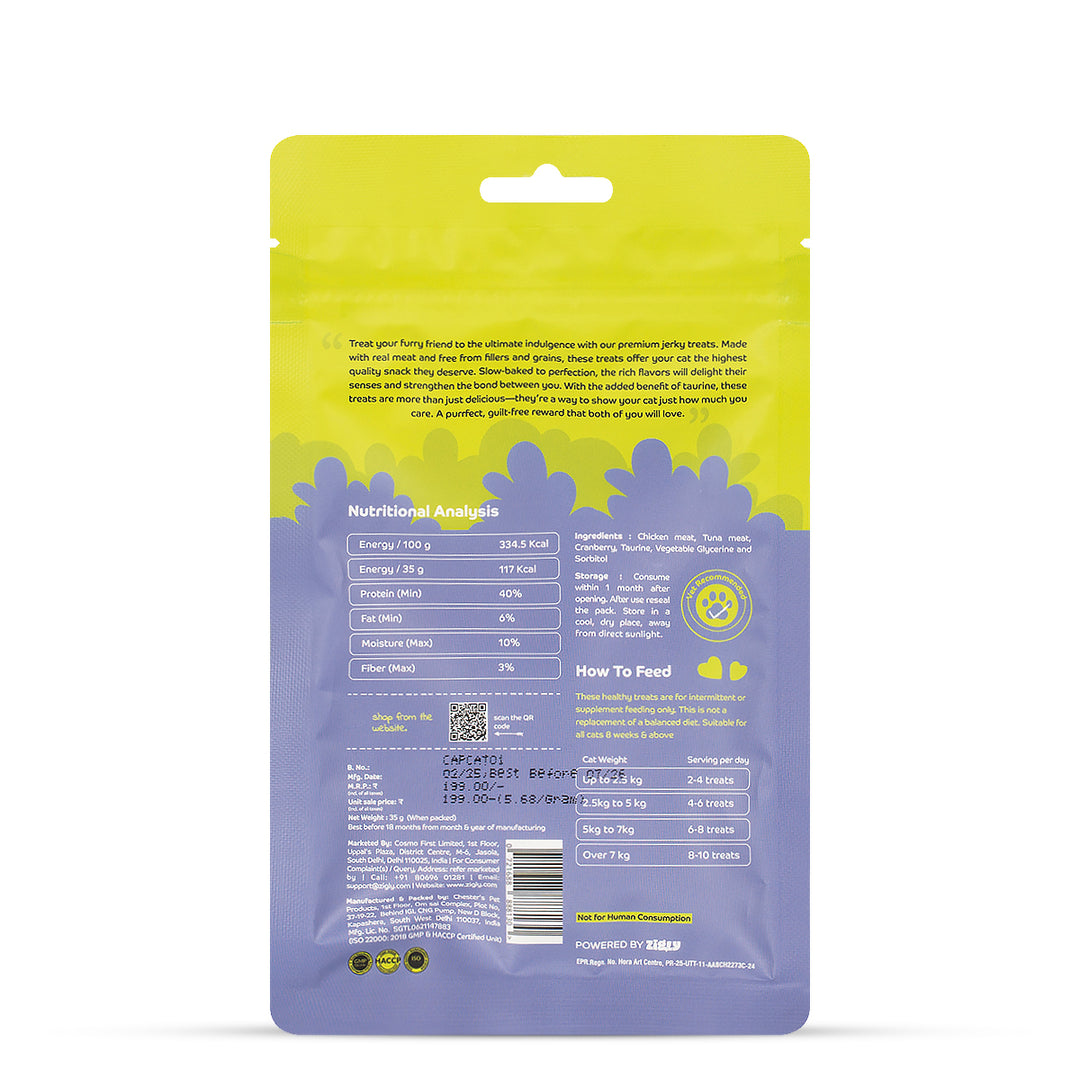 Applod Tuna with Cranberry Cat Treat - 35g