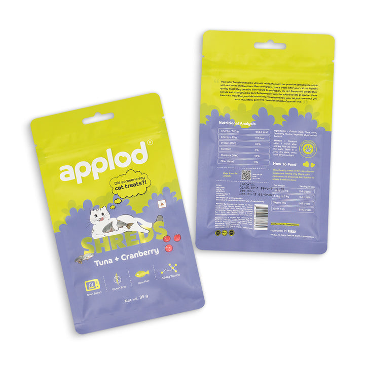 Applod Tuna with Cranberry Cat Treat - 35g