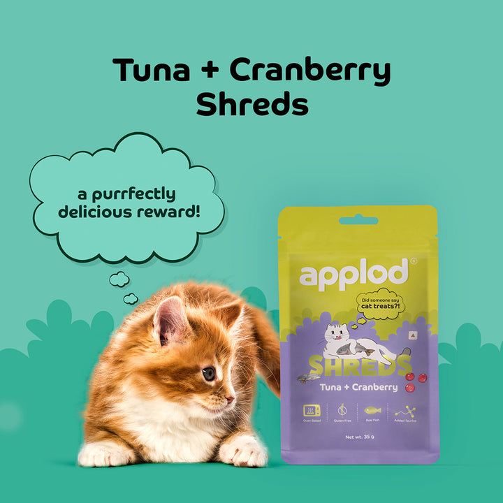 Applod Tuna with Cranberry Cat Treat - 35g