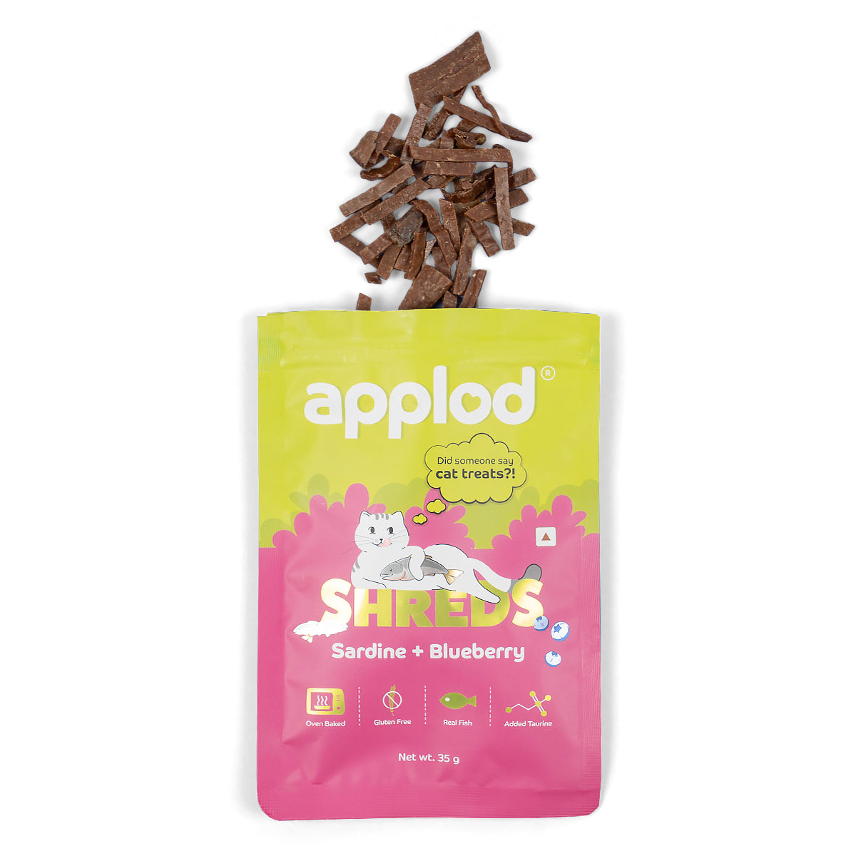 Applod Sardine with Blueberry Cat Treat - 35g